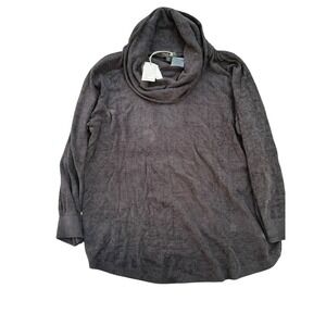 Barefoot Dreams CozyChic Ultra Lite Cowl Neck Tunic Sweater 2X Plus‎ Size